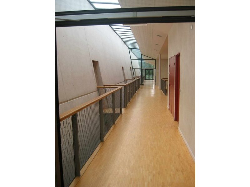 Couloir de l'étage amenant aux salles du pavillon 1,2,3