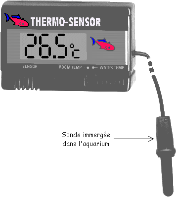Thermomtre d'aquarium